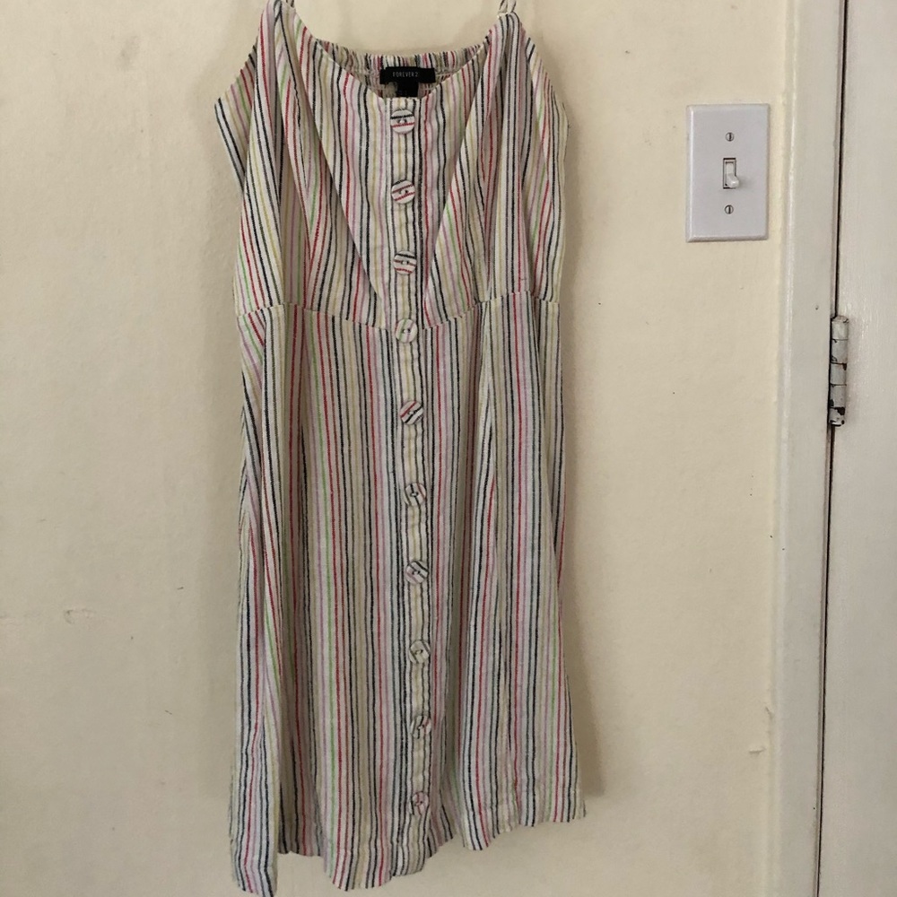 Pinstripe forever 21 dress